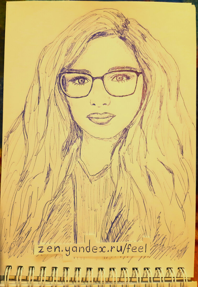 Рисунок девушки