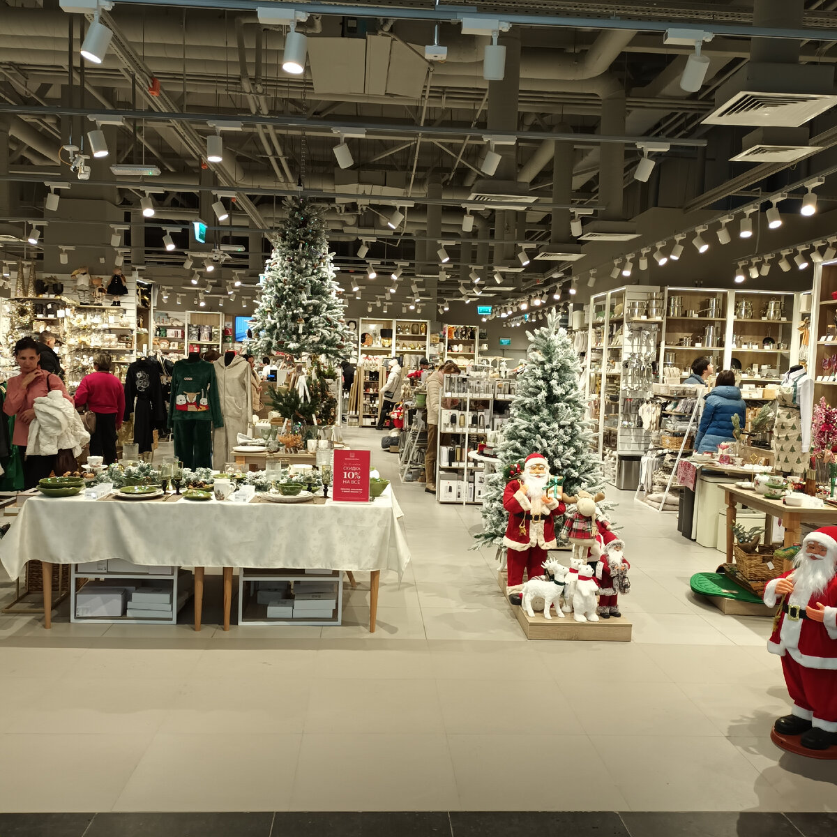 Новогодние магазины.