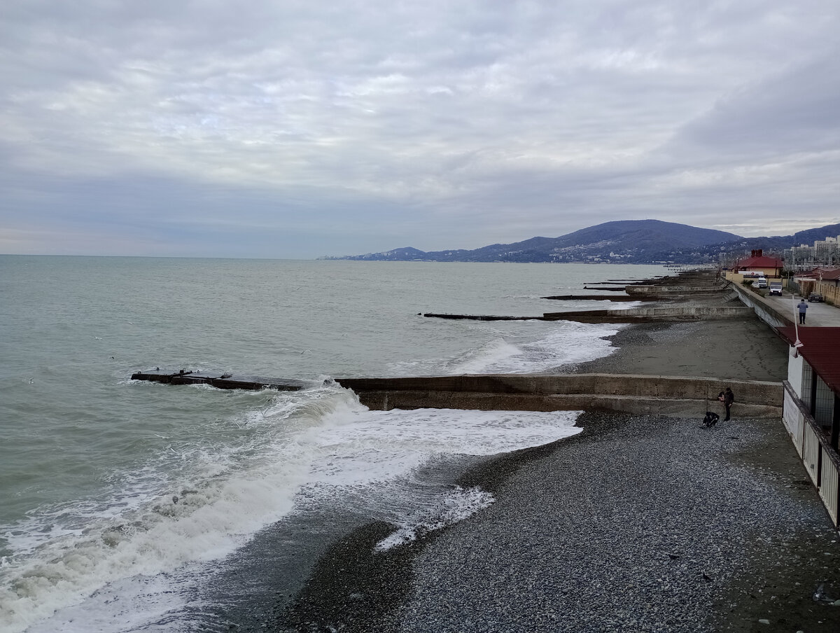 Море в Адлере, фото автора 