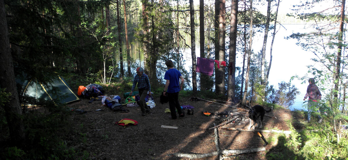 Стоянка на Кинеярви