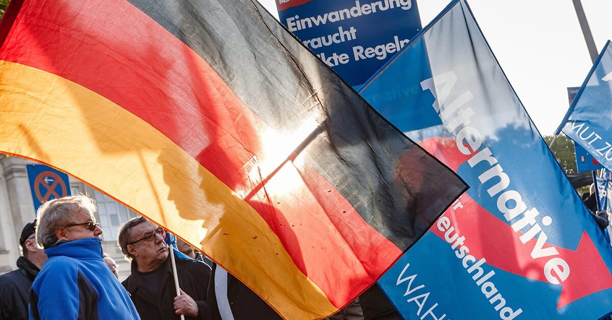 Демонстрации правых в Германии