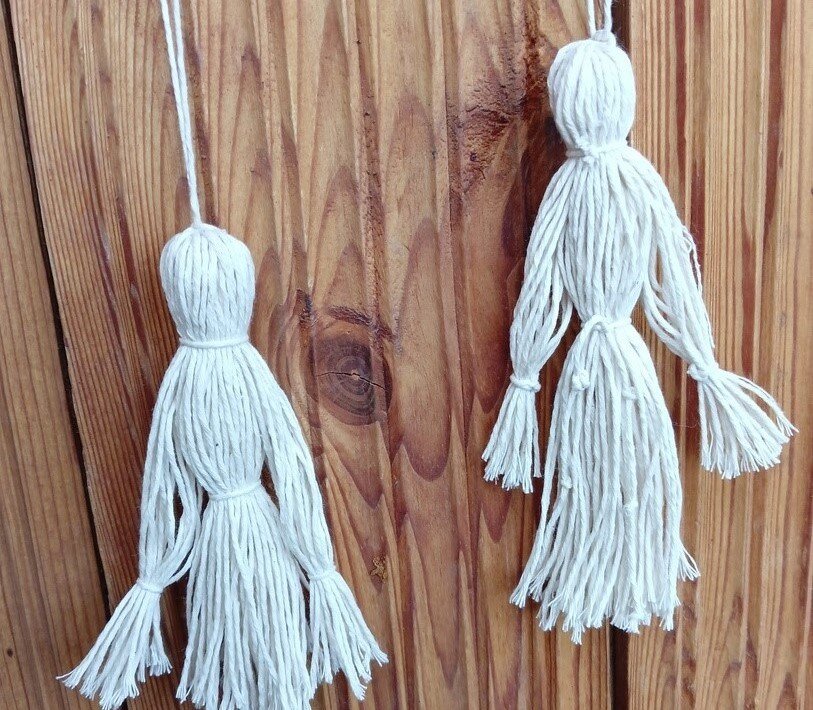 Уютная Зимняя Фея из Пряжи❄ Как сделать куклу из ниток ❄ Yarn Doll making ❄ Christmas decoration DI