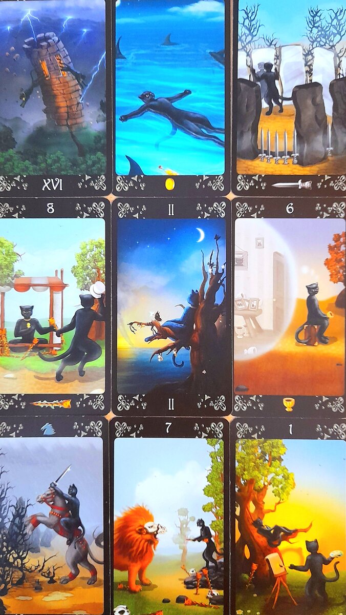 Таро Черных Котов, расклад