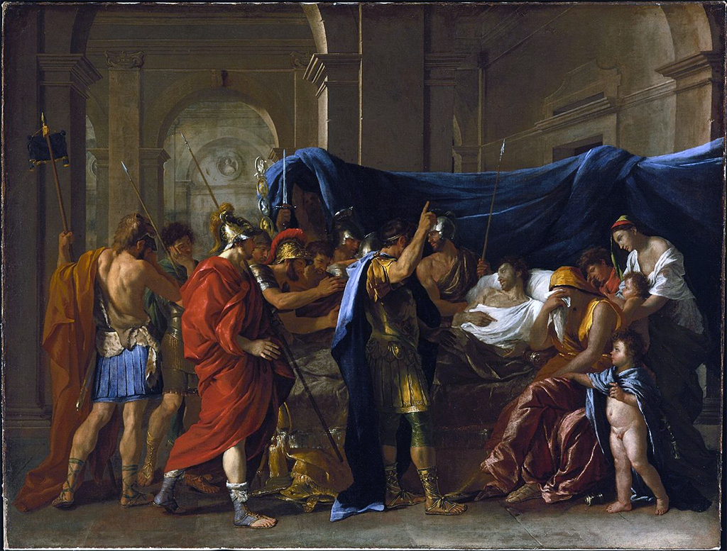 Николя Пуссен. Смерть Германика, 1627