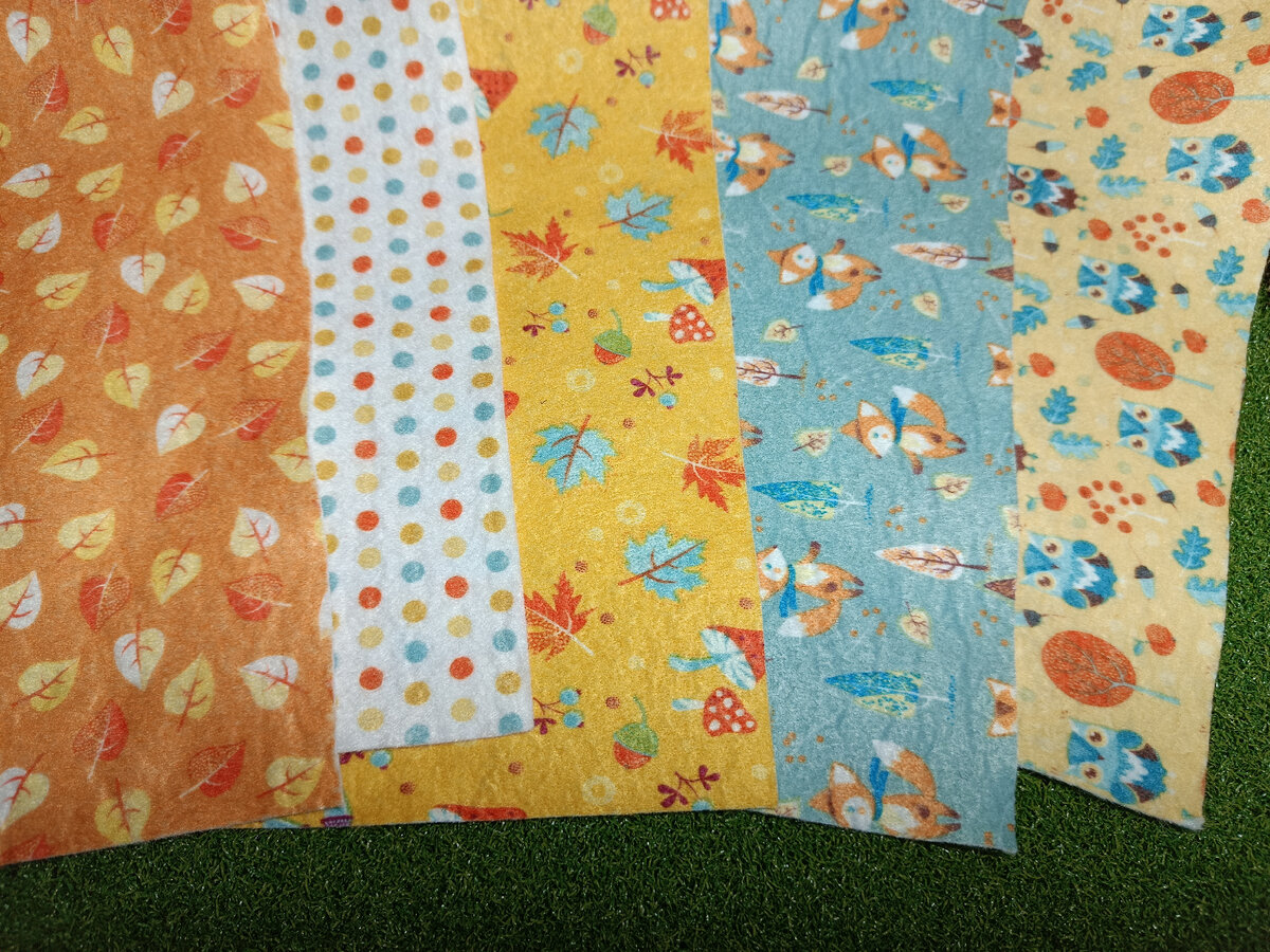 Фетр с принтом