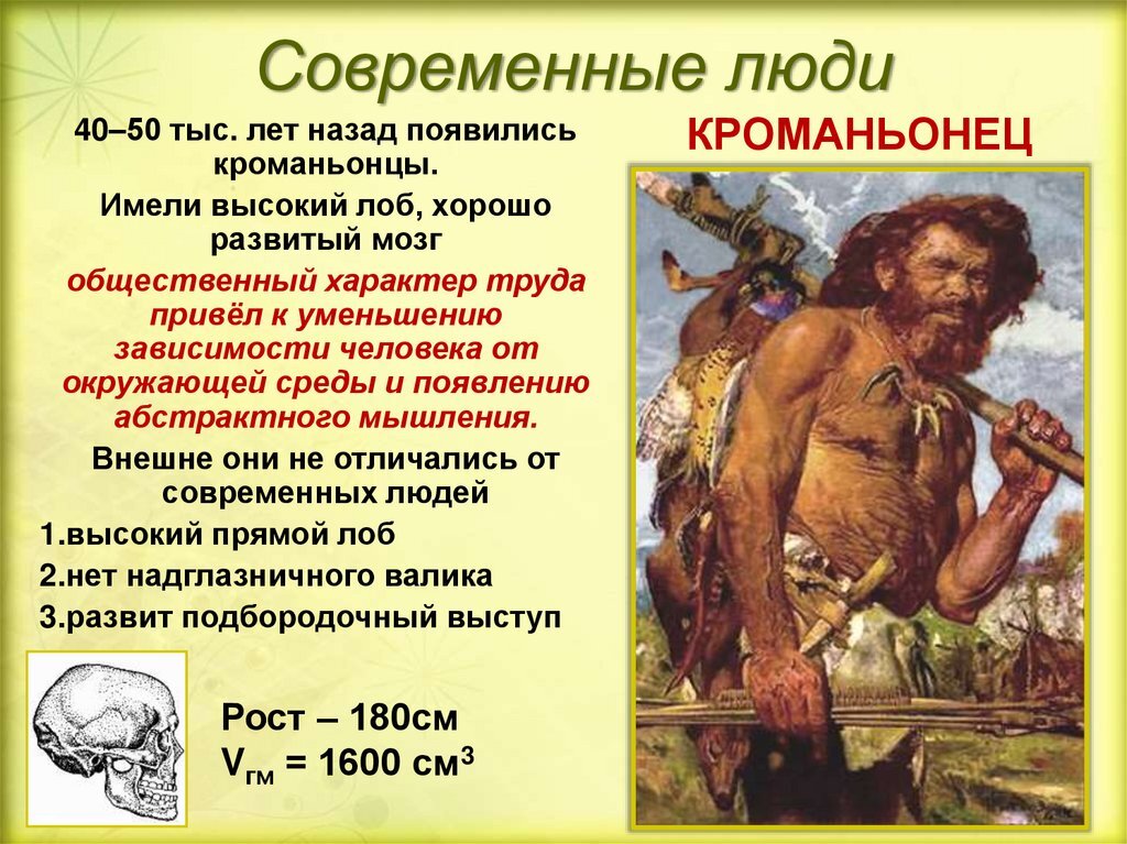 История жизни древнего человека