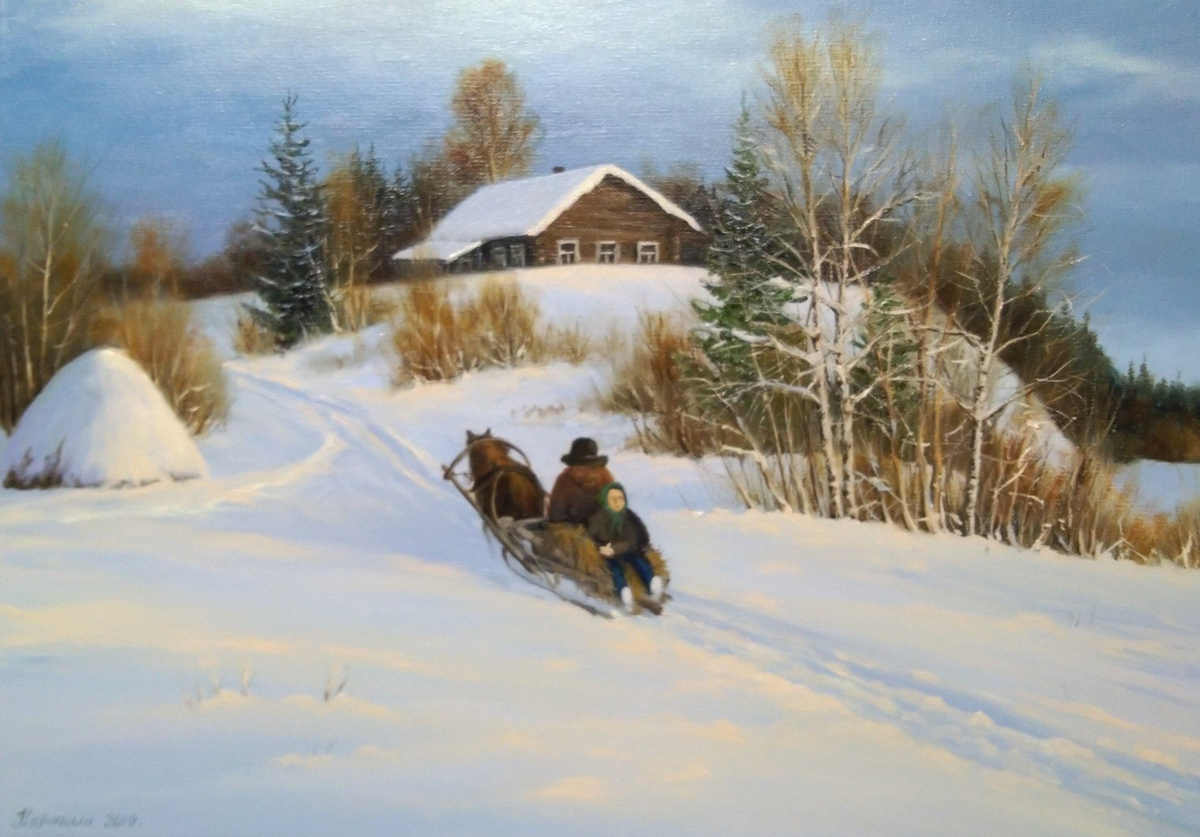 Представляю Вашему вниманию еще одного нашего современники Сергея Павловича Курицына. Художник родился в городе Архангельске, в 1962 году. Учился в художественной школе в Архангельске.-27