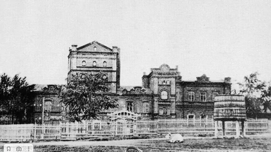 Показательные мастерские земского училища (фото неизв. автора 1912-1916 гг. / общ. достояние) 