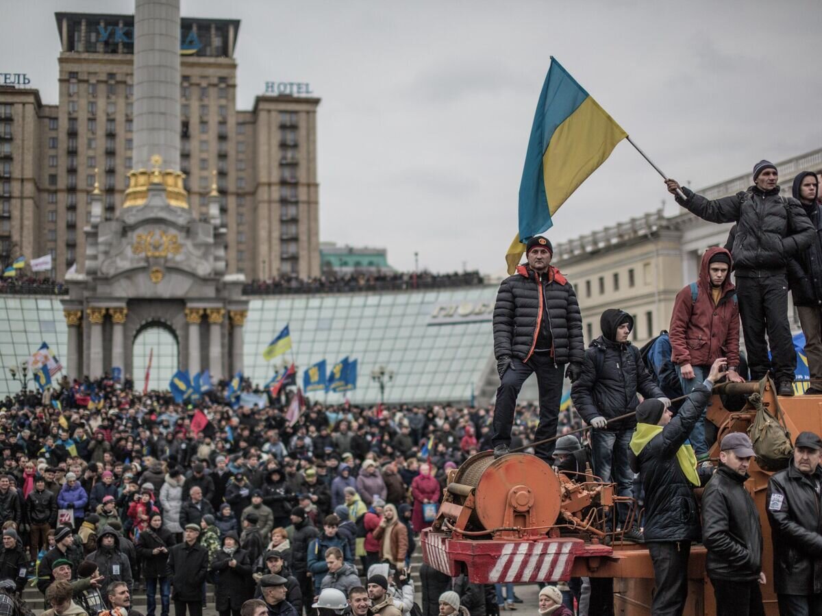    Протесты сторонников евроинтеграции Украины© РИА Новости / Андрей Стенин