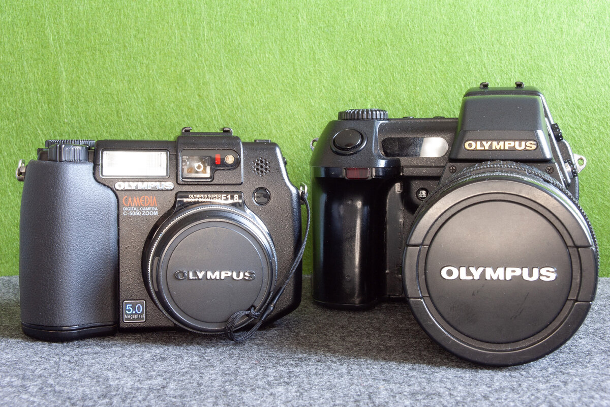 Olympus Camedia C-5050 Zoom и Olympus Camedia E-20