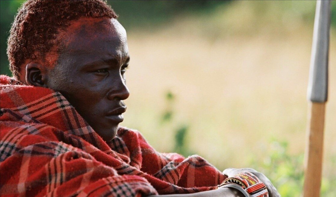 Воин из племени масаи.