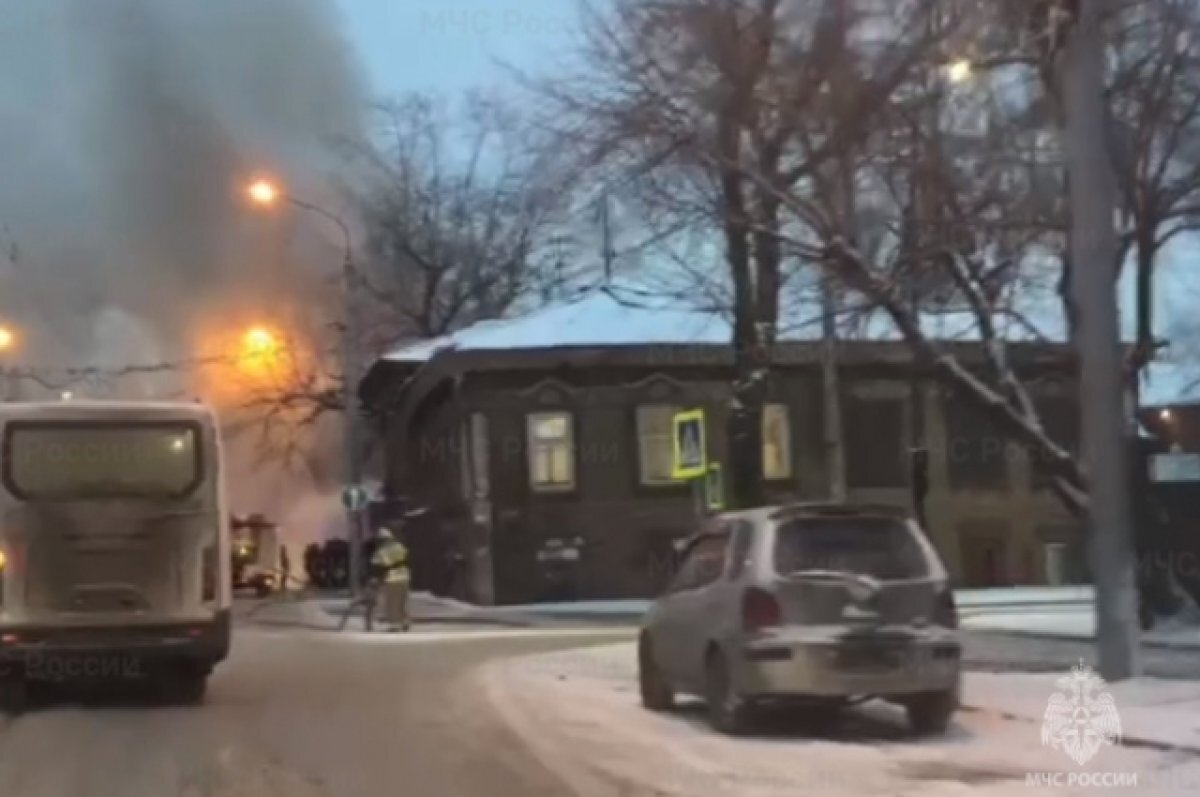    Пожар в жилом доме произошёл на улице Тимирязева в Иркутске