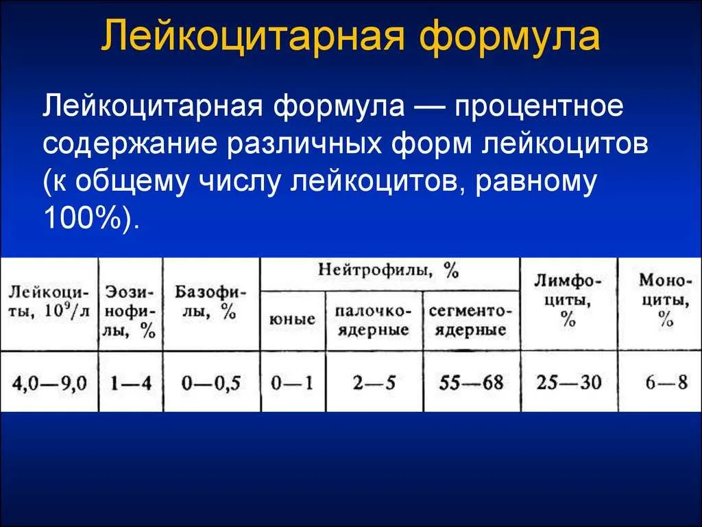 Здоровая кровь содержит определенный процент лейкоцитов (они же белые клетки крови), которые, как часть иммунной системы организма, помогают организму бороться с инфекцией.-5