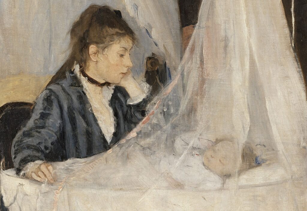 Berthe Morisot, The Cradle, 1872, Musée d’Orsay, Paris, France 
