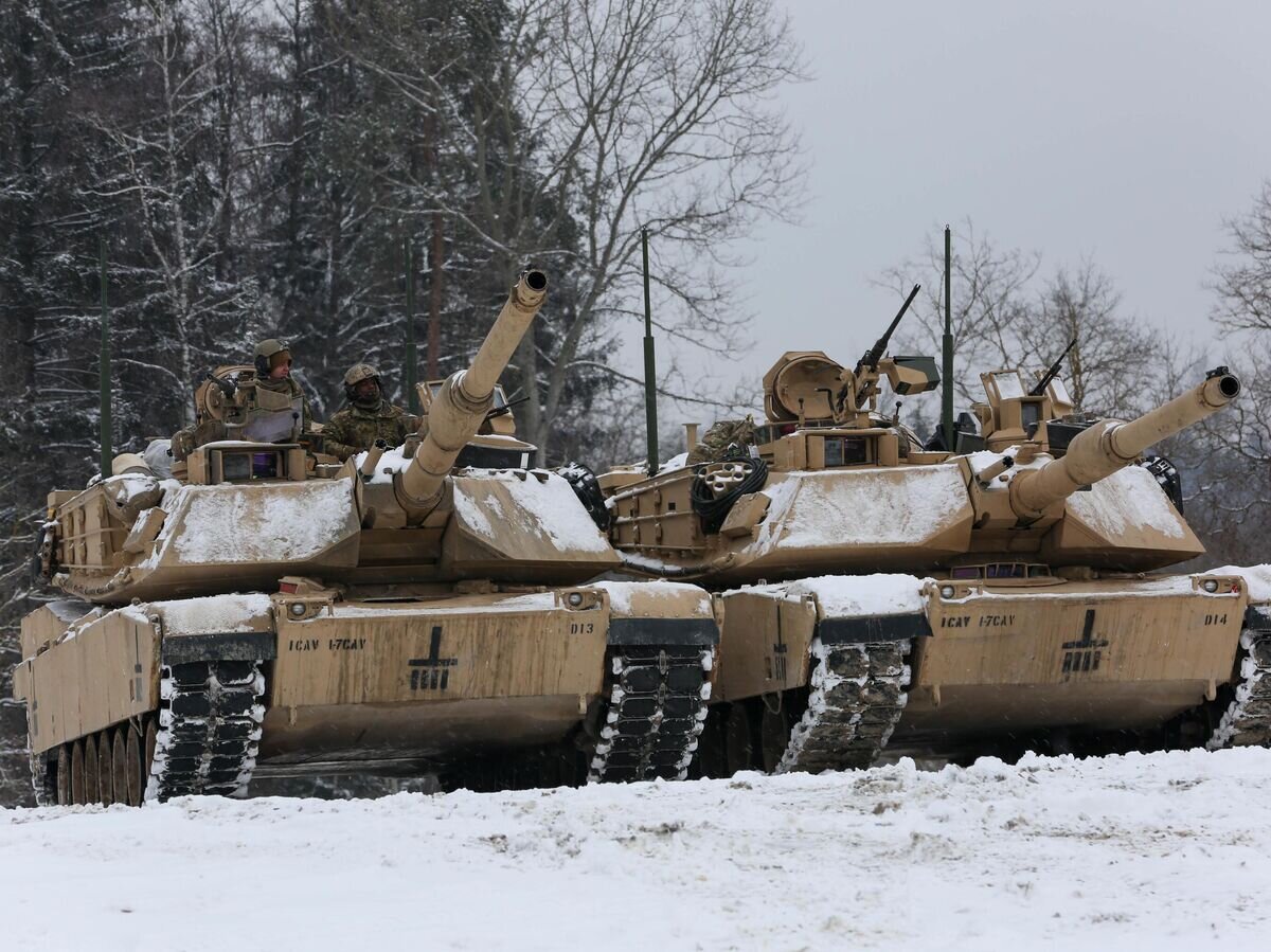    Американские танки M1 Abrams© Фото : U.S. Army / Sgt. Randis Monroe