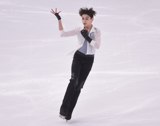 Эдуард Карартынян в произвольной программе.