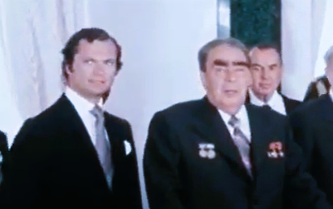 1978 год. Тот самый визит шведского короля. Кадры кинохроники.