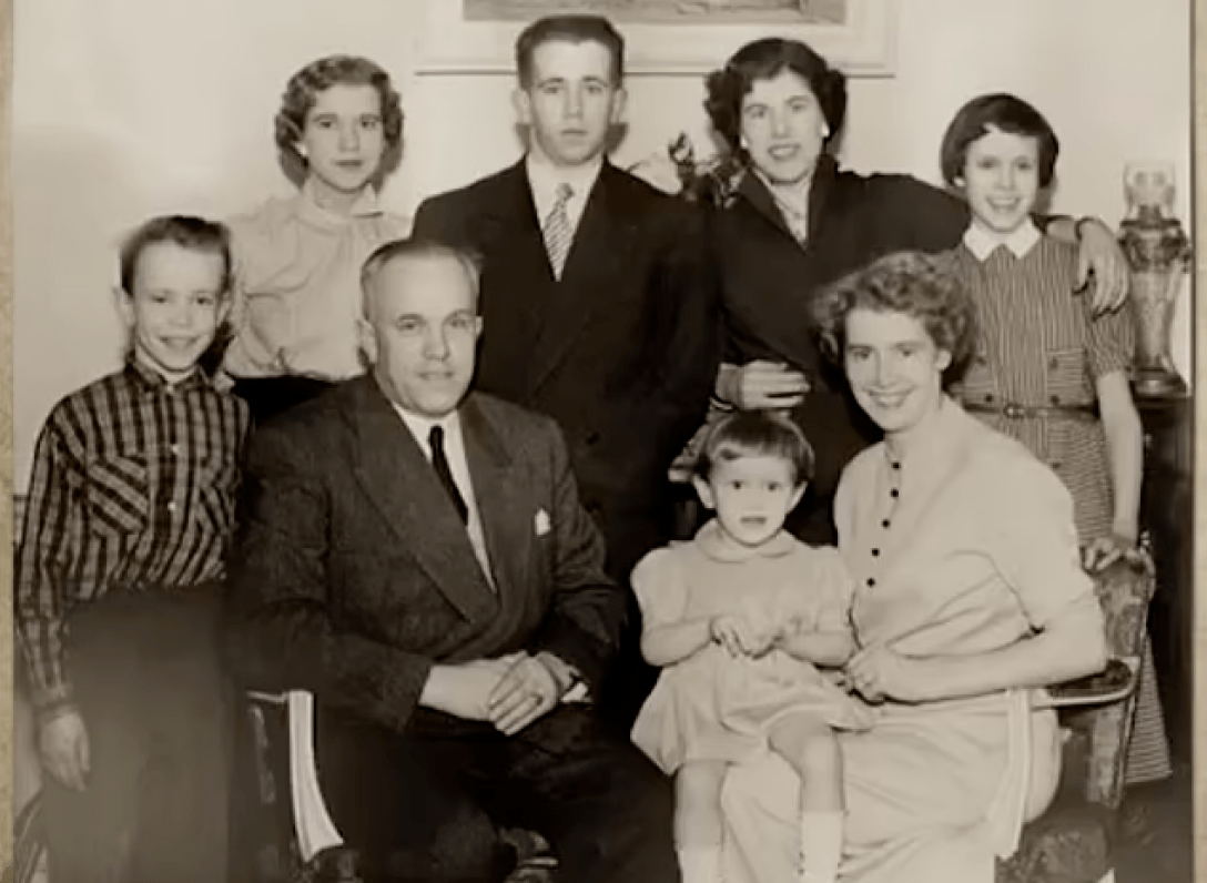 Семья Троньё в 1956 году.