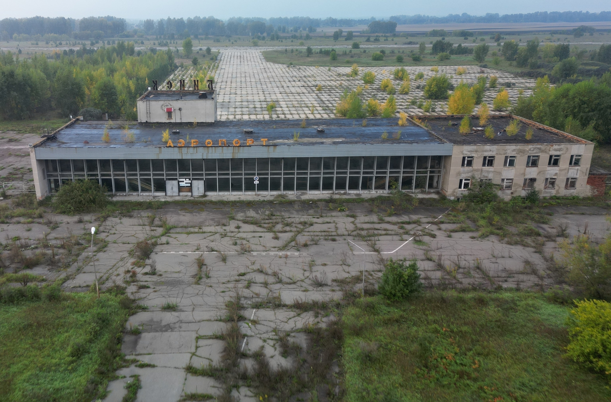Панорама на аэропорт Бийска