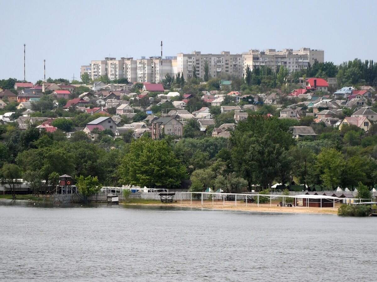    Вид на реку Днепр и Херсон© РИА Новости