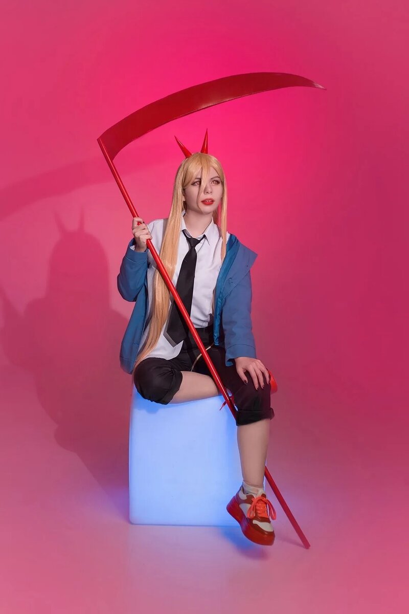 Косплей на Пауэр из аниме «Человек-бензопила». Автор: Альбина Shimatare Черняева. Группа косплеера во «ВКонтакте»: vk.com/shimatarecosplay   📷