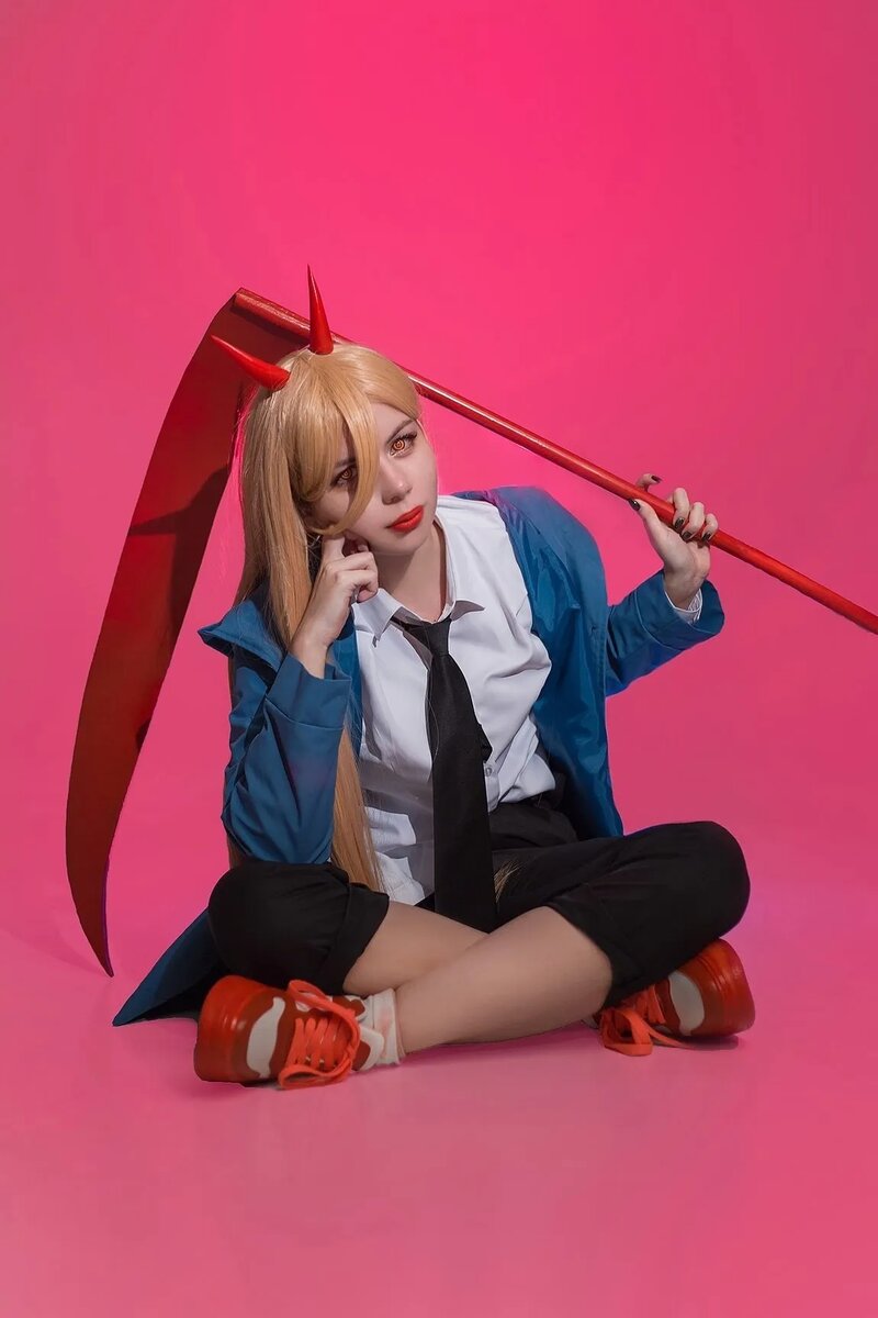Косплей на Пауэр из аниме «Человек-бензопила». Автор: Альбина Shimatare Черняева. Группа косплеера во «ВКонтакте»: vk.com/shimatarecosplay   📷