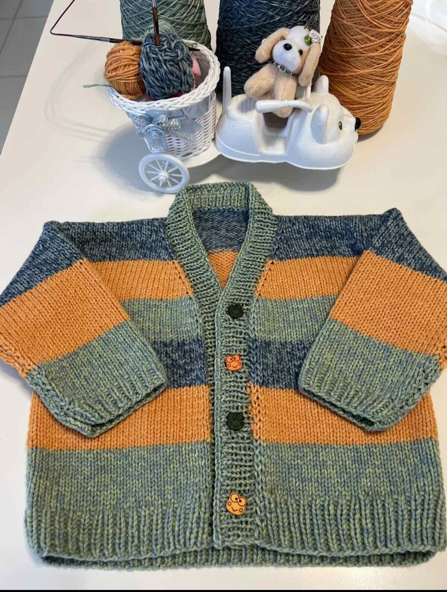 Детский кардиган из пряжи Oasis 