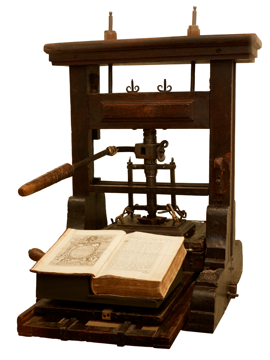Первый пресс. Первый пресс. Гидравлический пресс (дж. Иоганн гутенберг изобрел печатный станок. Станок для книгопечатания 19 век.