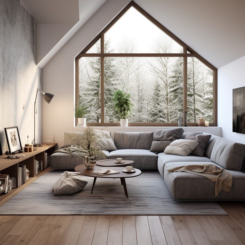 Некоторые окна вовсе не обязательно декорировать шторами...