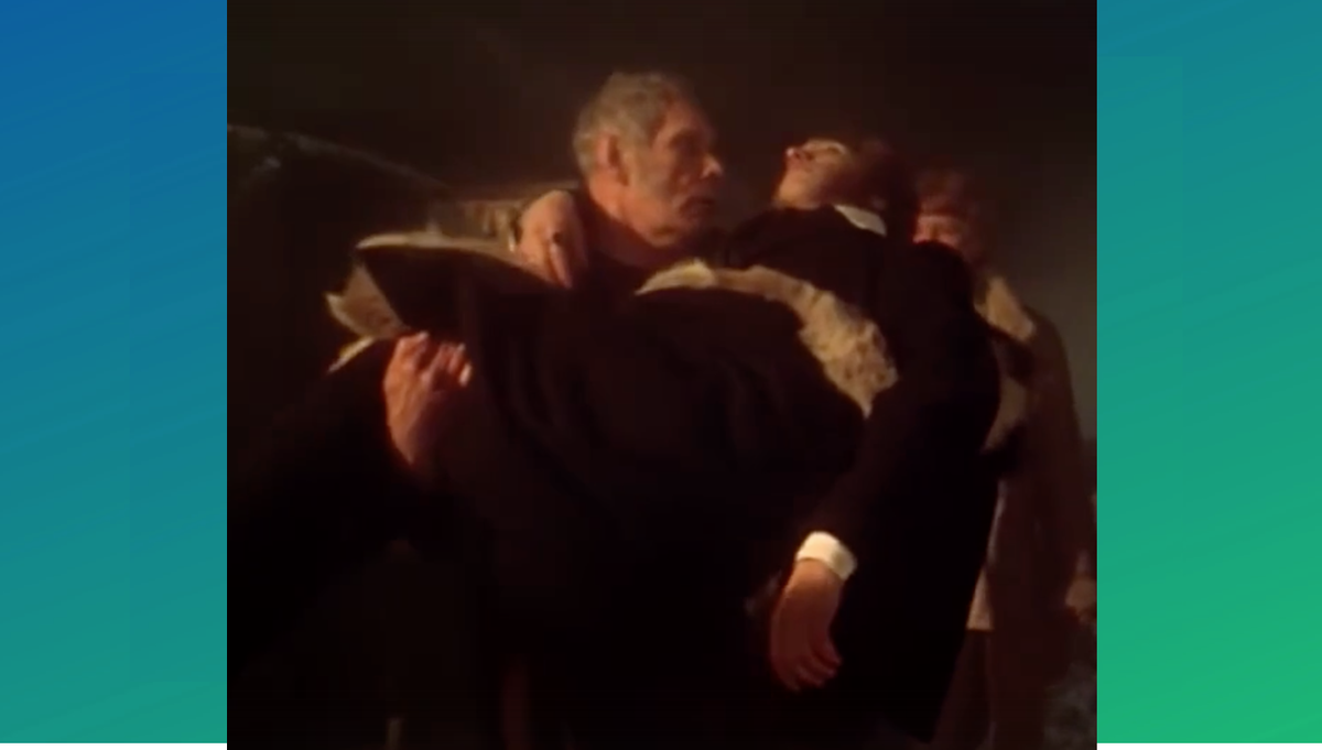 кадр из х/ф "Последняя дорога", 1986