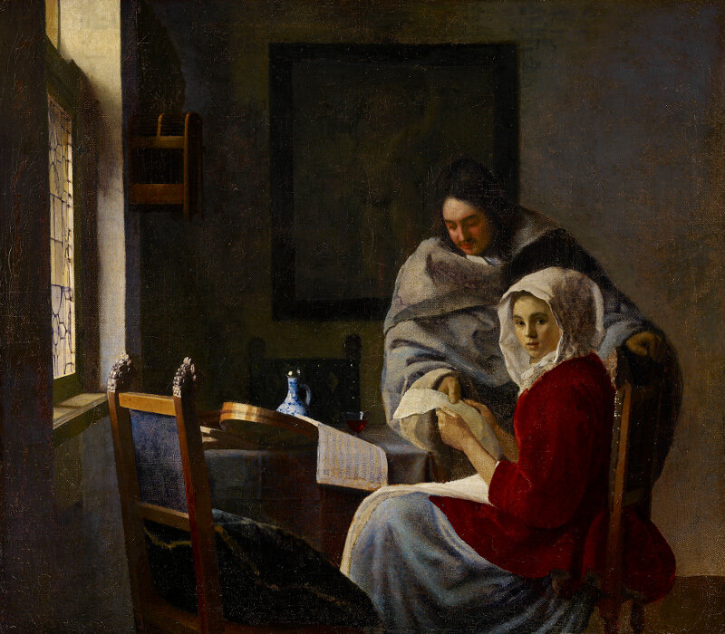 Girl Interrupted at her Music by Johannes Vermeer