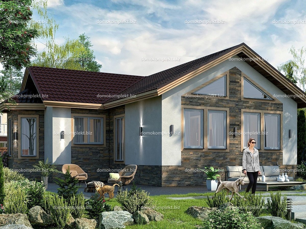 Дом по проекту "Новоселово"