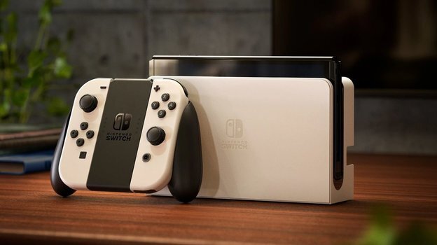    Nintendo Switch с OLED-экраном.Nintendo