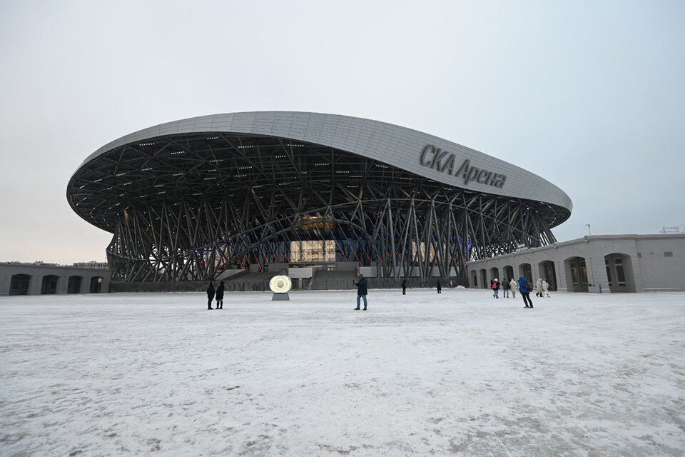    Скоро арена пример первое серьезное мероприятие - матч звезд КХЛ. Юлия ПЫХАЛОВА