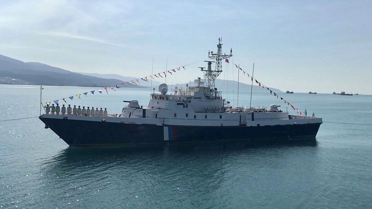    27 ноября отмечается День морской пехоты / На фото: корабль ВМФ РФ. Телеканал «Краснодар»