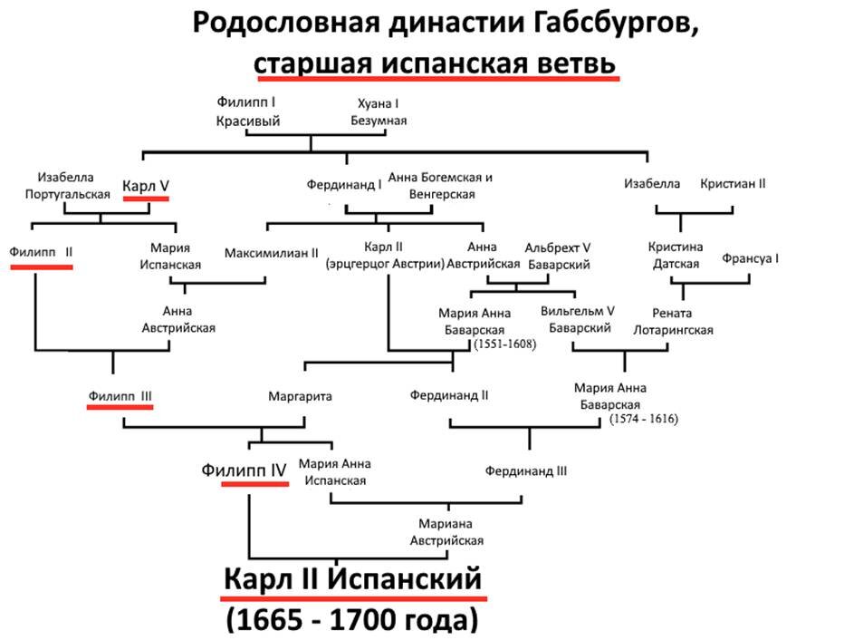 Схема истории рода 5