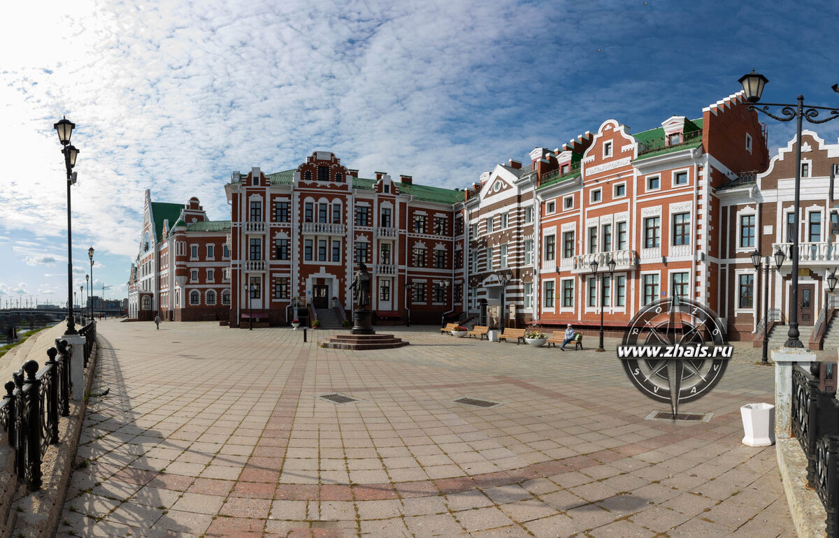Йошкар-Ола. Прогулка по городу. Набережная Амстердам ИНТЕРСЕТ Дзен