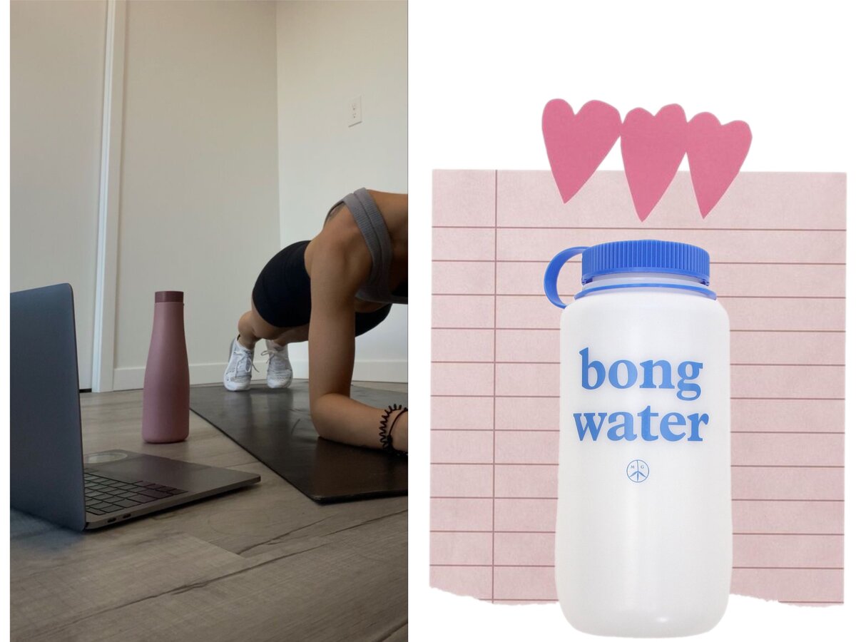     Бутылка для воды Bong Water Nalgene, Mister Green