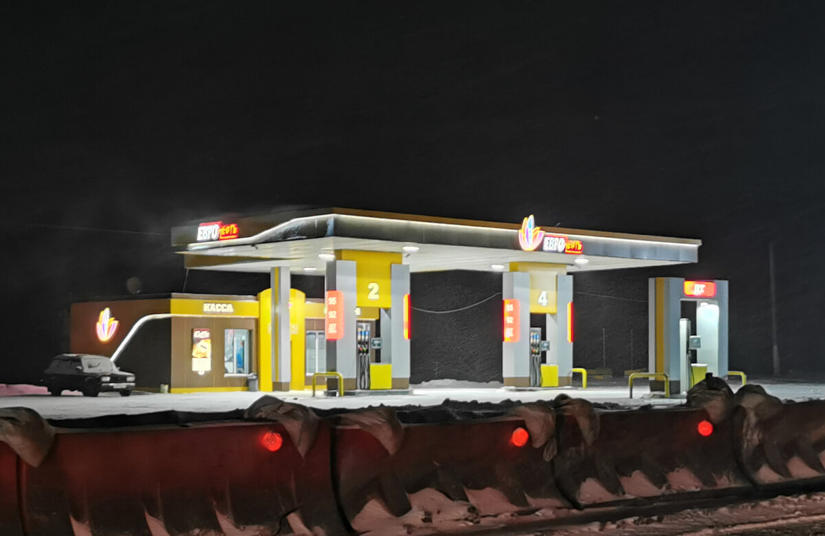 АЗС EuroPlus в Тульской области на м2.