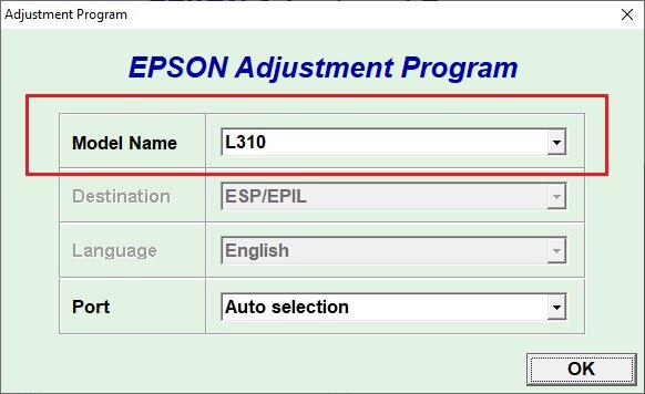 Бесплатный сброс уровня чернил в принтерах Epson L, L, L, L, L