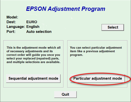 Бесплатная adjustment program