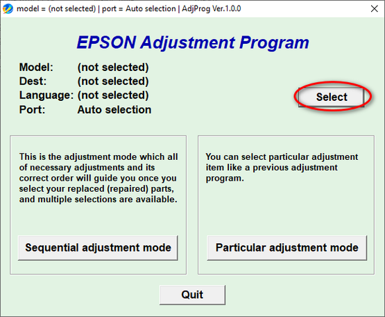 Epson adjustment program 342