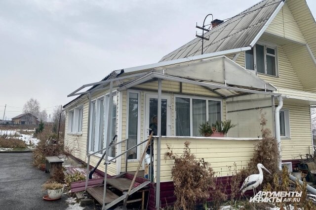    Домик Веры Васильевны находится недалеко от военной части. Фото:  АиФ/ Анна Городкова