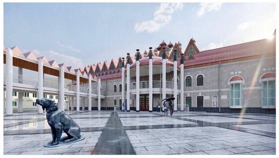    Таким кукольный театр будет после реконструкции. Союз архитекторов России (Воронеж) ВКонтакте.