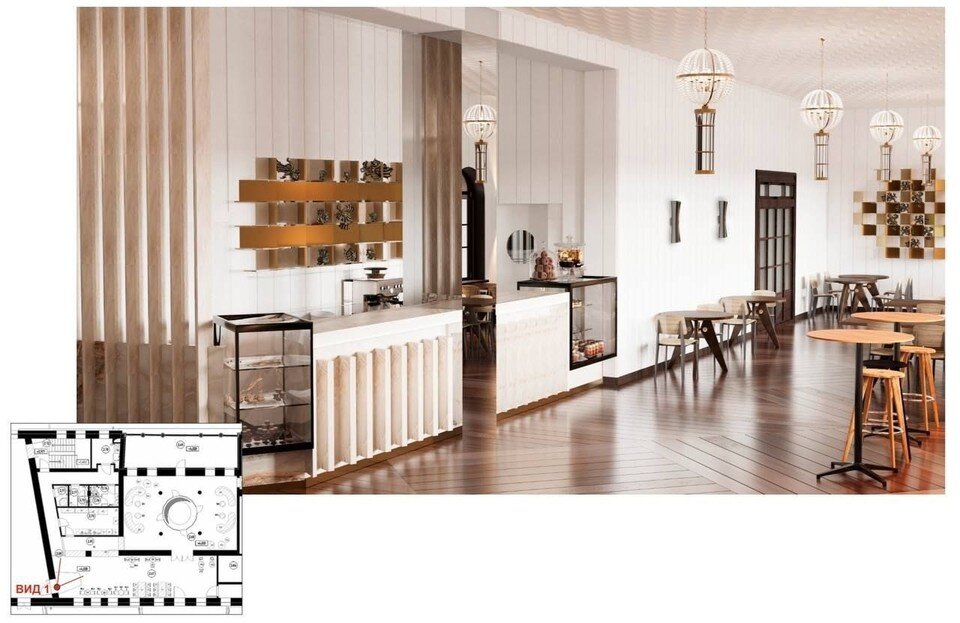    Фрагмент проекта реконструкции кукольного театра. Союз архитекторов России (Воронеж) ВКонтакте.