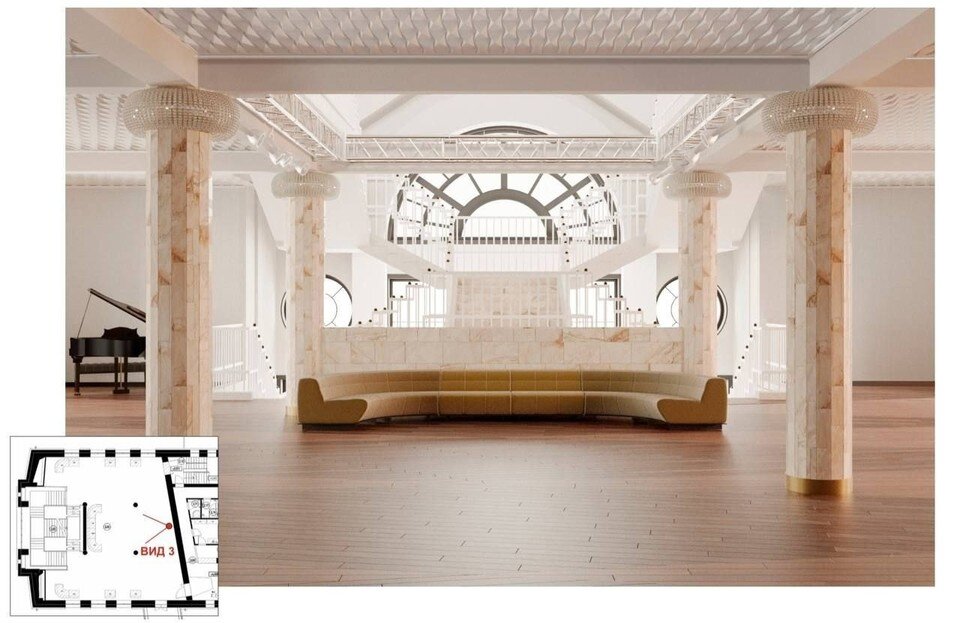    Фрагмент проекта реконструкции кукольного театра. Союз архитекторов России (Воронеж) ВКонтакте.