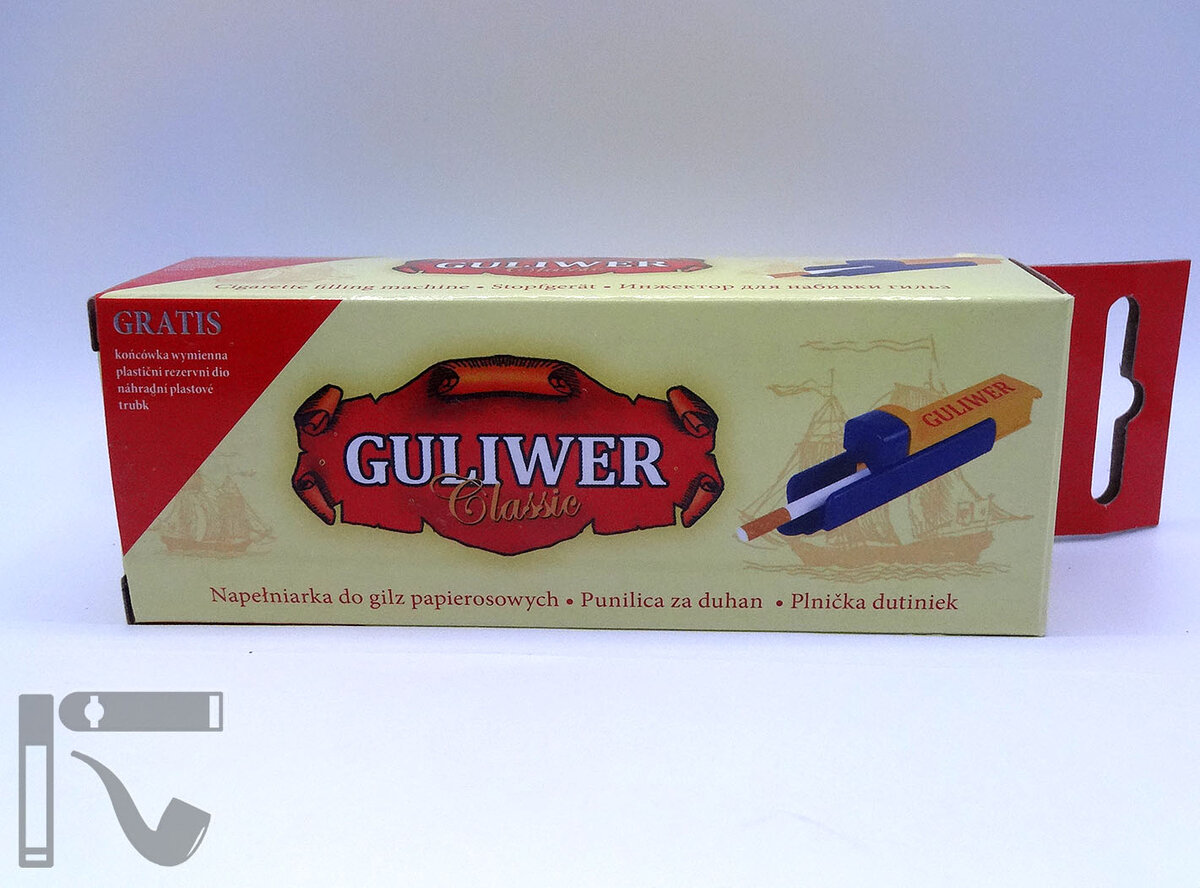 Guliver - инжекторная машинка для набивки гильз. Фото: © канал "Уголок Курильщика"