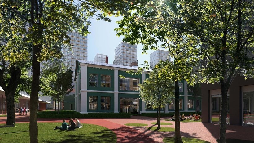    Проект кластера с кибердромом в Пресненском районе Москвы ©Москомстройинвест Сайт комплекса градостроительной политики и строительства города Москвы