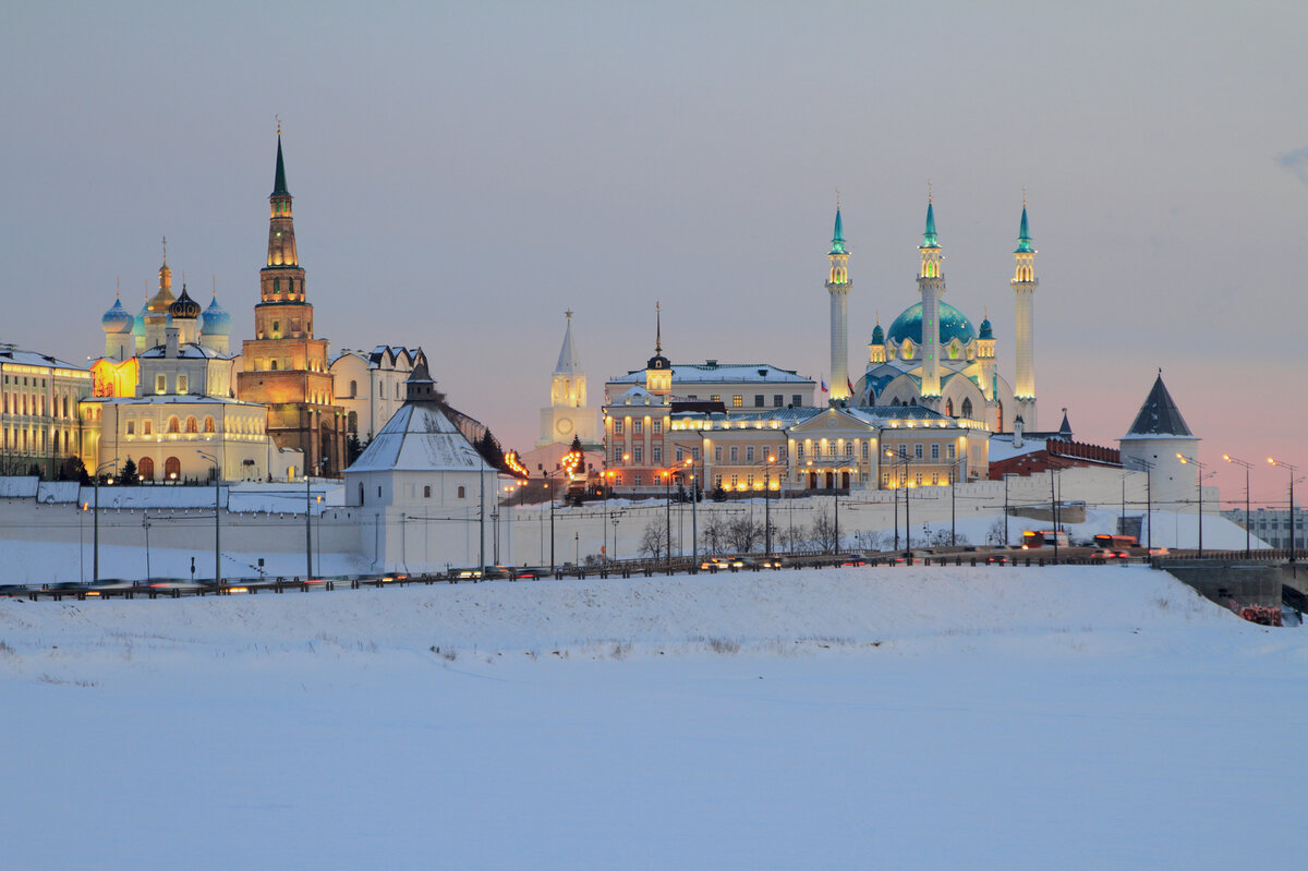 Кремлевская Казань зимой