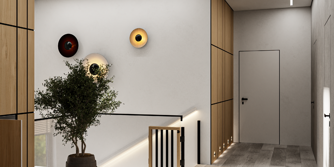 Планировка второго этажа в загородном доме: спальни и кабинет